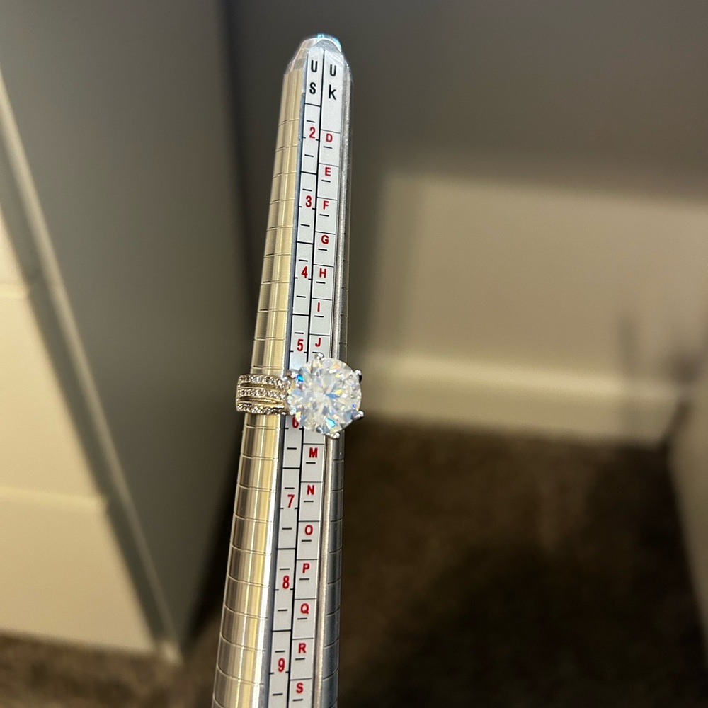 Size 5.75 - 5 Carat Moissanite Ring